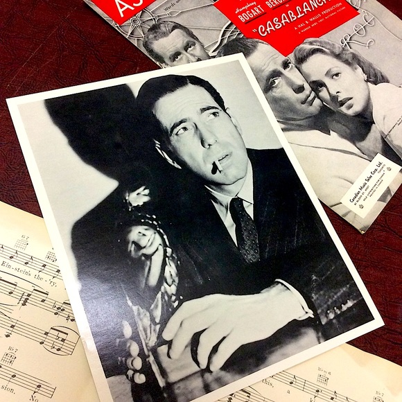 Casablanca Sheet Music & Bogart - Picture 4 of 5